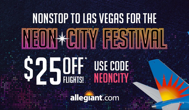 Discounted Flights to Neon City Festival | Downtown Las Vegas